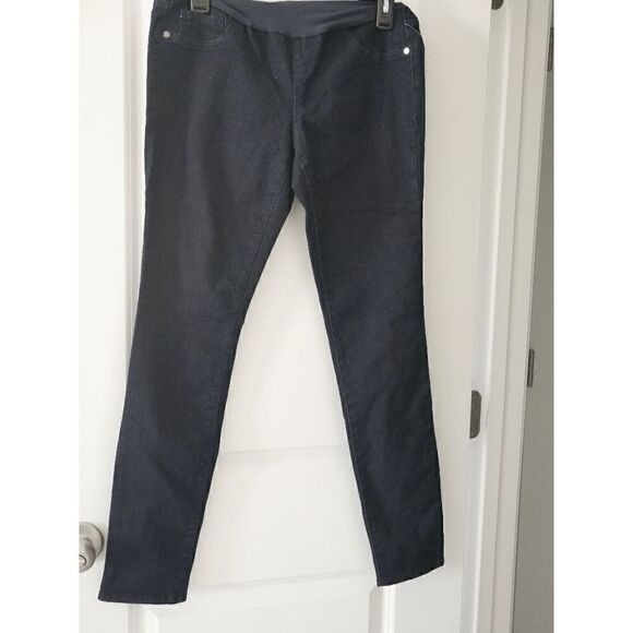 Indigo Blue Secret Fit Belly Skinny Maternity Ankle Jeggings | Motherhood Matern - Picture 2 of 6